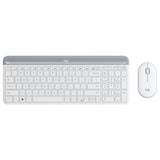 Tastiera e mouse Logitech 920-009197 Slim Wireless Combo White