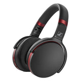 Sennheiser HD-458BT Black and Red bluetooth microphone headset