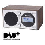 Radio Majestic 109162 WR 162 DAB Silver and Wood