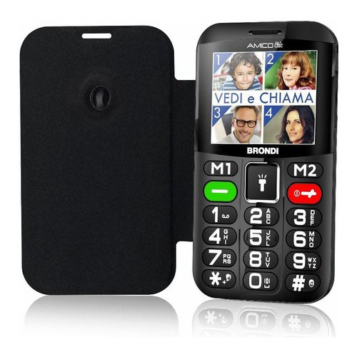 Cellulare Brondi 10274061 AMICO Chic Dual SIM con custodia inclusa Bla
