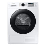 Samsung DV90TA040AH CRYSTAL ECODRY Black and White Dryer 