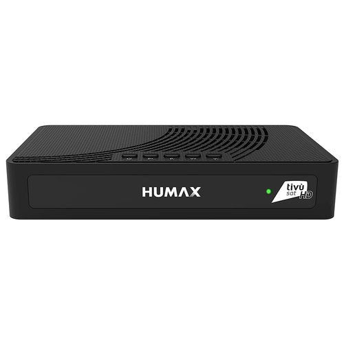 Decoder Humax HD 3600S TIVUMAX Lite + tessera tivùsat HD Black