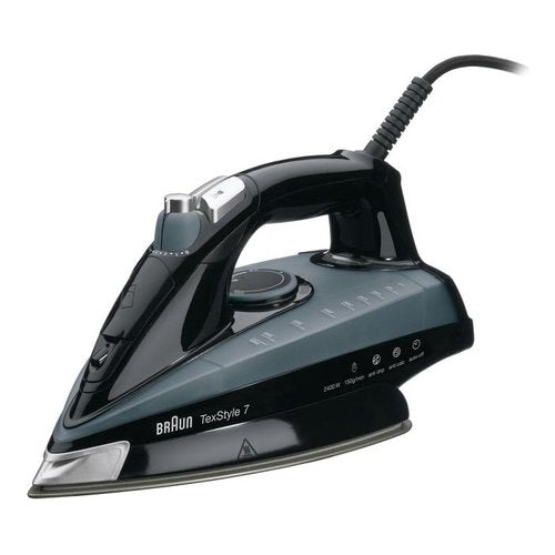 Braun Steam Iron 0X12711022 TEXSTYLE 7 TS745A Black and Gray