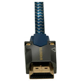 Monster Cable 130863 M SERIES HDMI Cable Version 2.0b Blue and Black