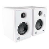 Pair of Mackie CR3-XBT CR X SERIES Artic white monitor speakers