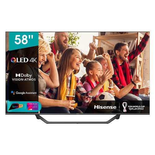Tv Hisense 58A72GQ A72 SERIES Smart TV 4K UHD Dark grey